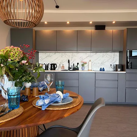 View - Strandnahe Mit Atemberaubenden Blick Von Luebeck Bis Zur Ostsee Lägenhet