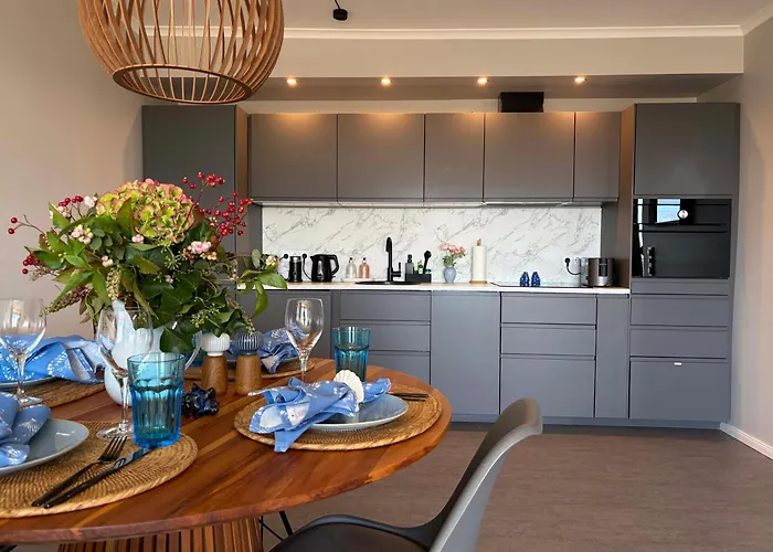 View - Strandnahe Mit Atemberaubenden Blick Von Luebeck Bis Zur Ostsee Lägenhet